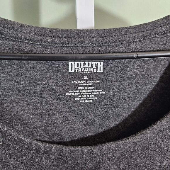 Duluth Trading Co Women's Wearwithall Ponte Knit Long Sleeve Dress Gray Size XL - Picture 4 of 8